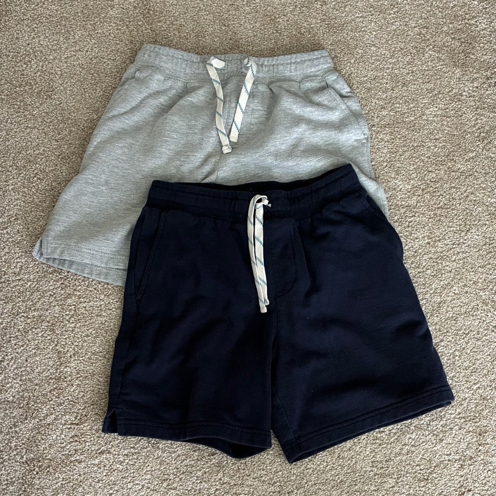 Crewcuts Navy and Grey Sweatshorts, L